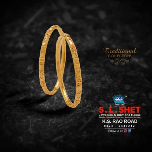 handcrafted gold bangles